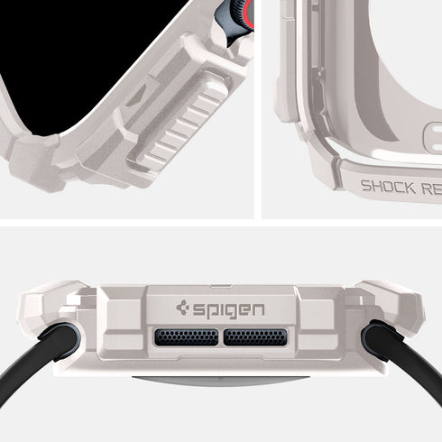 Spigen Apple Watch 11/10 Series Case – Rugged Armor